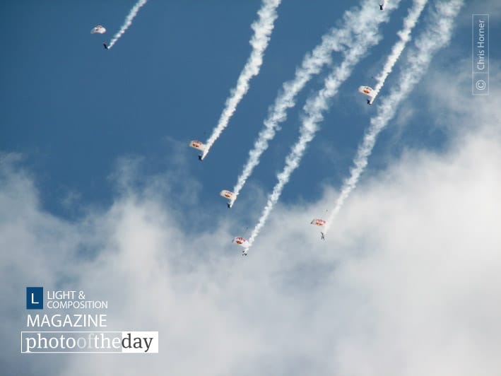 Photo of the Day | November 16 | Skydivers, by Chris Horner