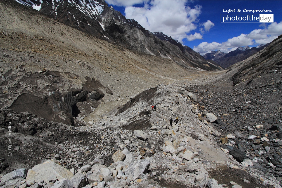 View of Gangotri Glacier, by Dipanjan Mitra