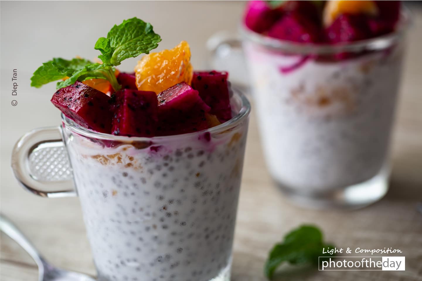 Coconut Milk with Chia Seed by Diep Tran