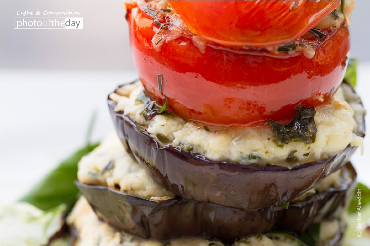 Tomato and Eggplant Appetizer, by Bashar Alaeddin