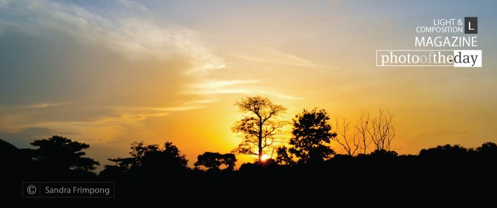 Sunset in Ghana, by Sandra Frimpong