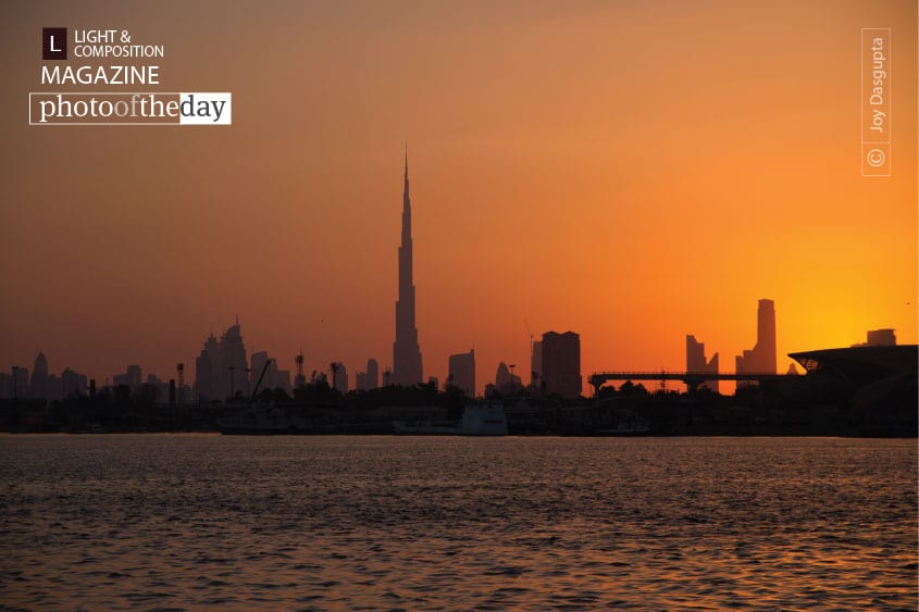 Sunset in Dubai, by Joy Dasgupta