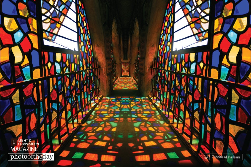 Colorful Stained Glass, by Zahraa Al Hassani