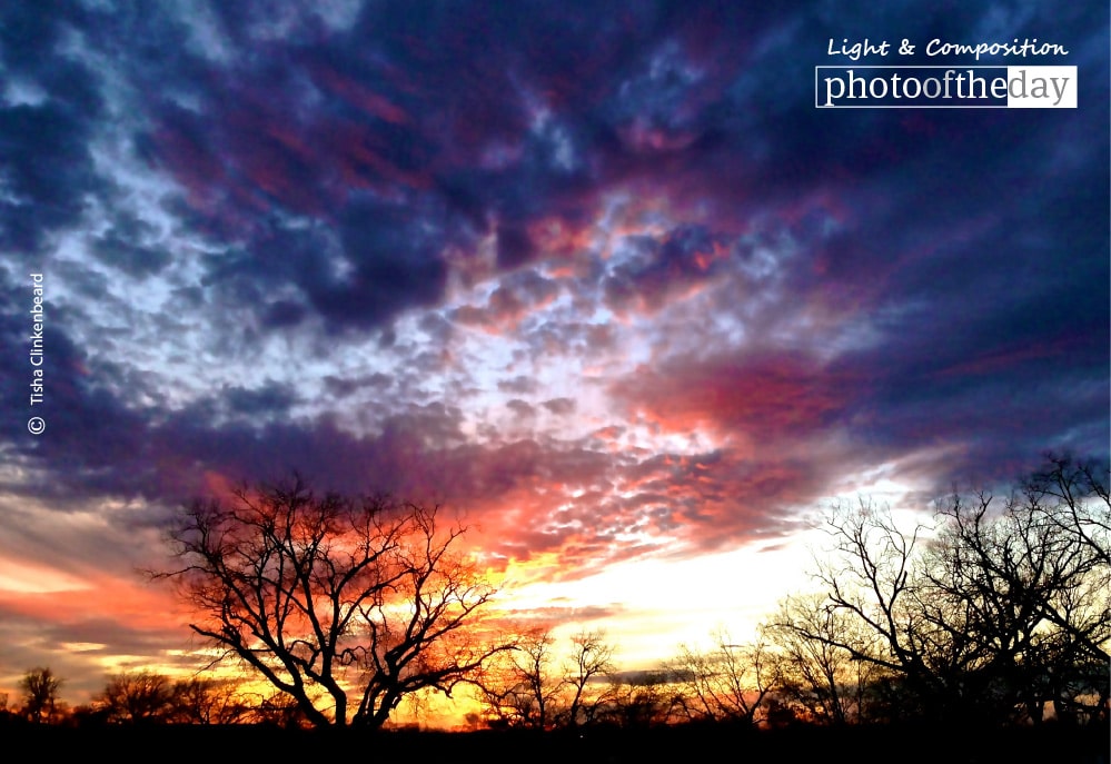 Texas Sunset, by Tisha Clinkenbeard