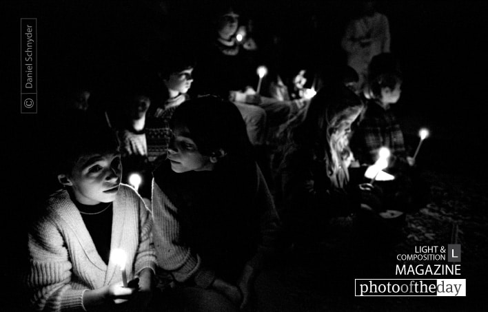 Children in Candle Light, by Daniel Schnyder