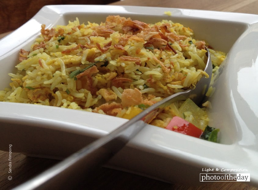 Basmati Fried Rice, by Sandra Frimpong