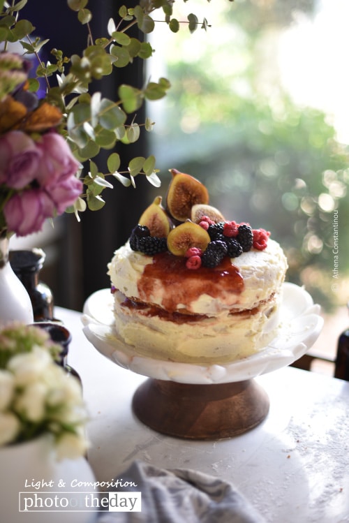 Victoria Sponge Cake, by Athena Constantinou