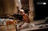 An Old Man in Varanasi by Kristian Bertel