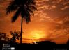Particle Sunset by Muhammed Najeeb