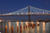 Illuminated Bay Bridge, by Achintya Guchhait