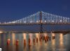 Illuminated Bay Bridge, by Achintya Guchhait
