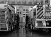 Firefighters Checking Truck, by Blair Horgan
