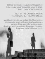 Inside the Seeing Mind: Psychology of Learning Photography