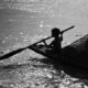 A Little Soul and His Boat, by Tanmoy Saha - Photojournalism, Black and White Photography, Photography Awards,  Art Photography, Online Photography Courses