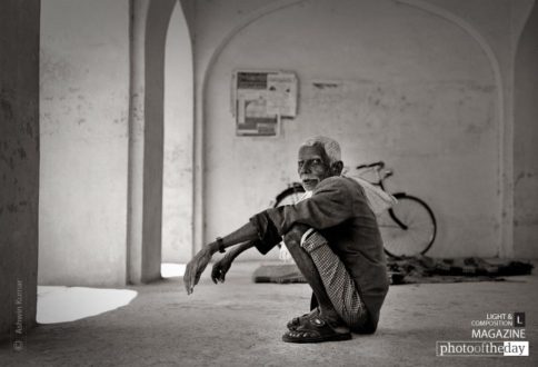 Tomb Caretaker, by Ashwin Kumar - Photojournalism, Black and White Photography, Documentary Photography, Photography Awards, Art Photography
