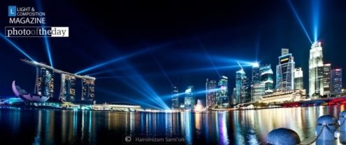 Marina-Fullerton by Hairolnizam Sami'on - Night Photography, Award Winning Photography, Singapore Photography, Photo of the Day, Light & Composition University