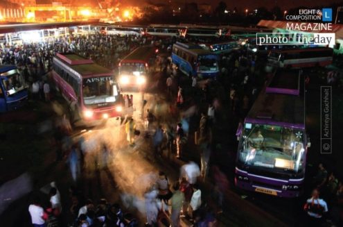 Home Calling by Achintya Guchhait - Photojournalism, Motion Photography, Photography Awards, Photo of the Day, Light & Composition University