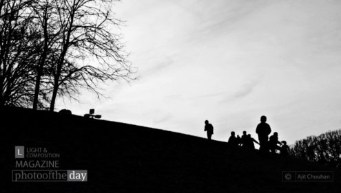 Evening Silhouette, by Ajit Chouhan - Street Photography, Photography Awards, Photo of the Day, Ajit Chouhan, Art Photography