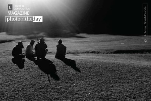 Under the Same Sun, by Abhiroop Ghosh - Photojournalism, Black and White Photography, Street Photography, Photography Awards, Photo of the Day