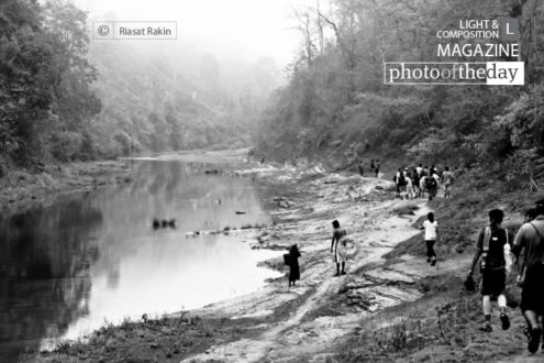 Journey Towards Nafakhum, by Riasat Rakin - Photojournalism, Black and White Photography, Award Winning Photography, Nafakhum Falls, Photography Awards