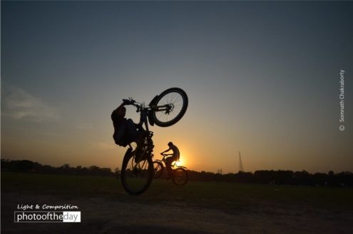 Dual Take off to 90, by Somnath Chakraborty - Motion Photography, Photography Awards, Photojournalism,  Art Photography, Online Photography Courses