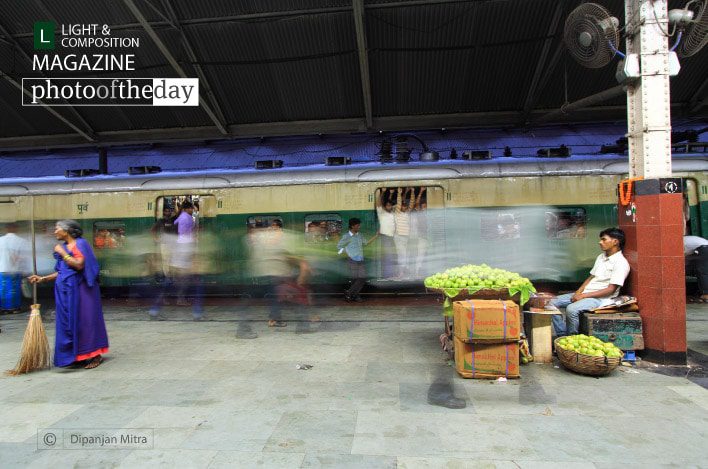 A Local Railway Station, by Dipanjan Mitra A Local Railway Station, by Dipanjan Mitra - Motion Photography, Photojournalism, Photography Awards, Art Photography, Photo of the Day