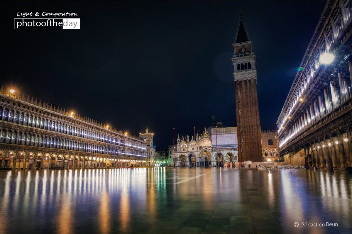 Acqua Alta, by Sébastien Beun Acqua Alta, by Sébastien Beun - Night Photography, Photo of the Day, Photography Awards, Photojournalism, Art Photography