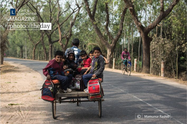 Going to School, by Mamunur Rashid Going to School, by Mamunur Rashid - Photojournalism, Photography, Documentary Photography, Travel Photography, Photo of the Day