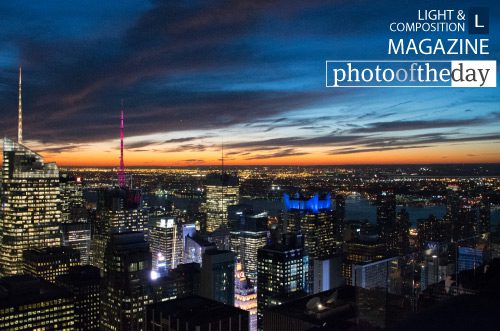 From the Top of the Rock, by Rodrigo Luft From the Top of the Rock, by Rodrigo Luft - Night Photography, Photography Awards, NYC Photography, Cityscape Photography, Photo of the Day