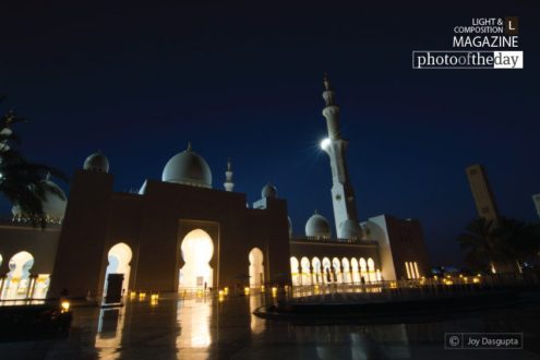 The Grand Mosque, by Joy Dasgupta - Night Photography, Award Winning Photography, Photo of the Day, Grand Mosque, Photography Education