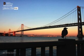 Bay Bridge at Sunset by Achintya Guchhait