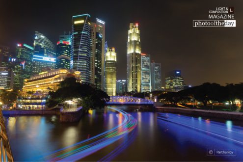 Neon City, by Partha Roy - Night Photography, Award Winning Photography, Cityscape Photography, Photo of the Day, Light & Composition University
