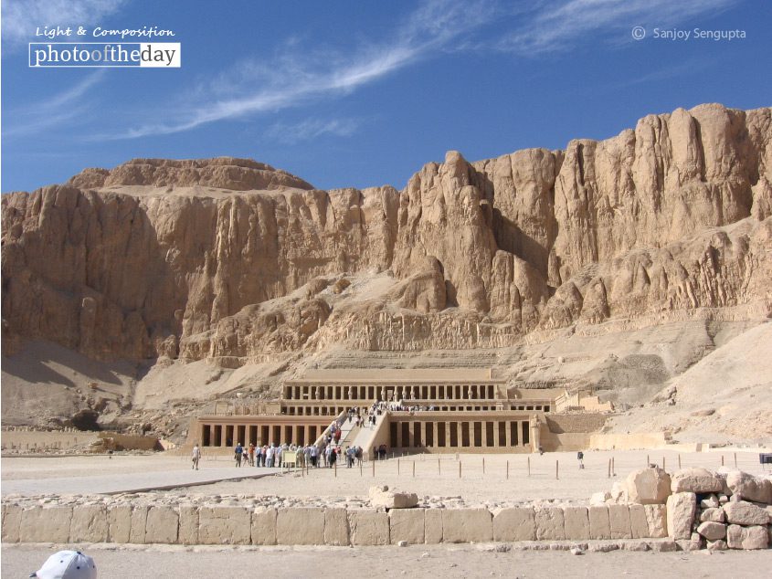 Tomb of Hatshetput, by Sanjoy Sengupta - Architectural Photography, Hatshepsut, Egypt, Tomb Photography, Photo of the Day