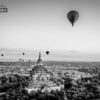 Balloons over Bagan, by Shirren Lim - Bagan Photography, Black and White Photography, Photojournalism, Photography Awards, Art Photography