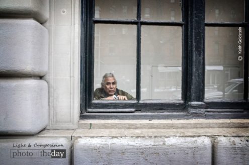 The Man in the Window, by Keith Goldstein - Street Photography, Photojournalism, Art Photography, Photography Awards, Photo of the Day