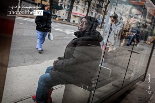 Bus Stop, by Keith Goldstein - Street Photography, Photojournalism, Photography Awards, Art Photography, Photo of the Day