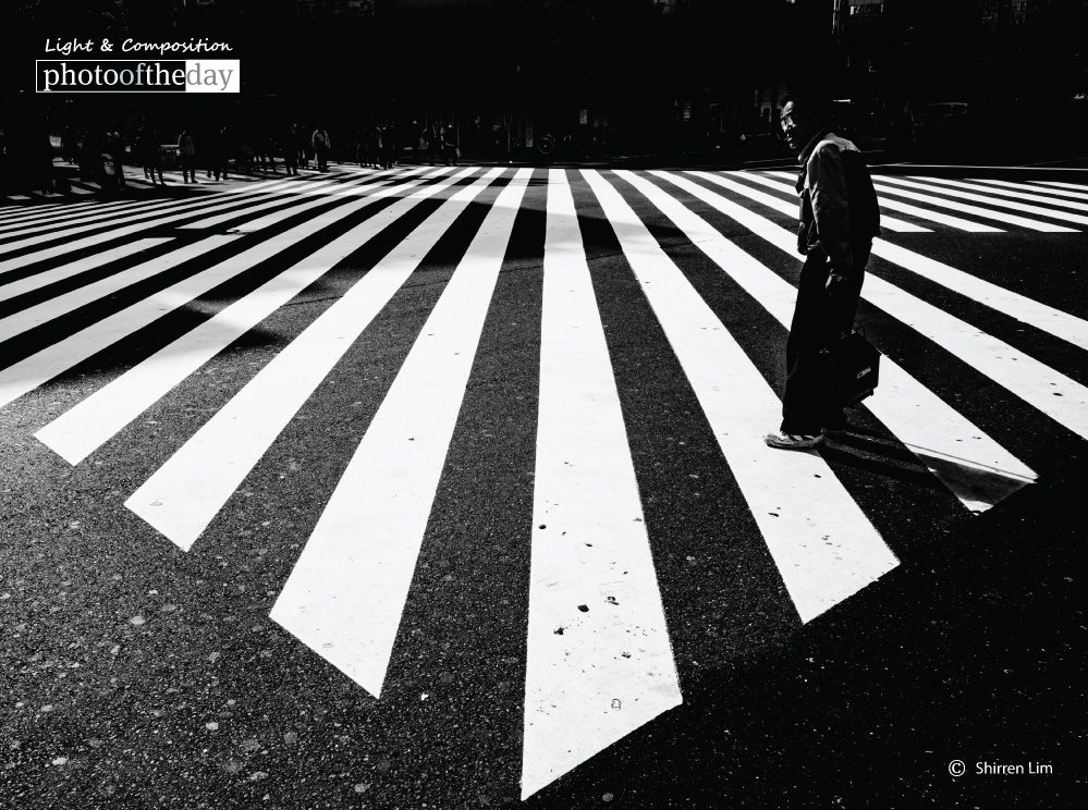 At the Crossroads, by Shirren Lim - Photojournalism, Black and White Photography, Photography Awards, Art Photography,  Photo of the Day