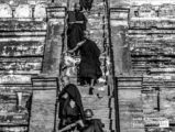 Staircase Monks, by Shirren Lim - Photojournalism, Black and White Photography, Photography Awards, Art Photography, Shirren Lim