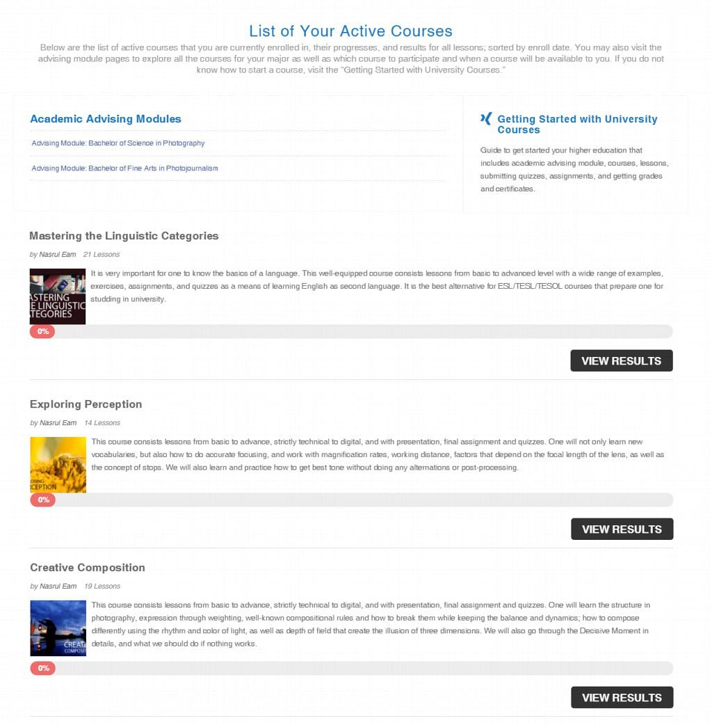 Online Photography Courses, Photography Education, Art Photography, Photojournalism, Photography Awards - Getting Started with Your University Courses Getting Started with Your University Courses - Online Photography Courses, Photography Education, Art Photography, Photojournalism, Photography Awards