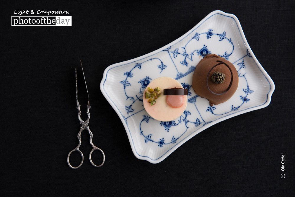 Strawberry & Raspberry-chocolate Pastry, by Ola Cedell - Food Photography, Award Winning Photography, Pastry Photography,  Food Styling,  Culinary Photography