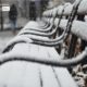 Snow Covered Benches, by Des Brownlie Snow Covered Benches, by Des Brownlie - Nature Photography, Award Winning Photography, Photo of the Day, Winter Photography, Des Brownlie