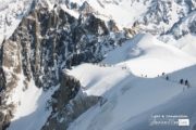 Vallee Blanche Ridge Walk, by Ola Cedell - Adventure Photography, Landscape Photography, Vallee Blanche, Photo of the Day, Ola Cedell