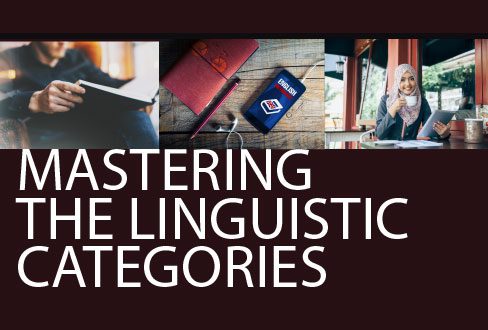 Mastering the Linguistic Categories - English for photographers, Photography courses online, ESL for photography students, Online photography education, University English