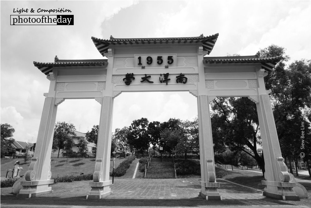 The Arch of Former Nanyang University, by Siew Bee Lim The Arch of Former Nanyang University, by Siew Bee Lim - Photo of the Day, Photojournalism, Black and White Photography, Photography Awards, Siew Bee Lim