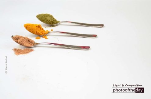Spoons of Flavour, by Rasha Rashad - Food Photography, Photography Awards, Art Photography, Photo of the Day, Rasha Rashad