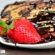 Crepes with Chocolates and Strawberries, by Rasha Rashad - Food Photography, Photography Award, Award Winning Photo, Food Styling, Rasha Rashad