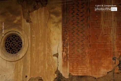 The Round Pattern Window, by Siew Bee Lim - Still Life Photography, Architectural Photography, Photo of the Day, Award Winning Photography, Siew Bee Lim