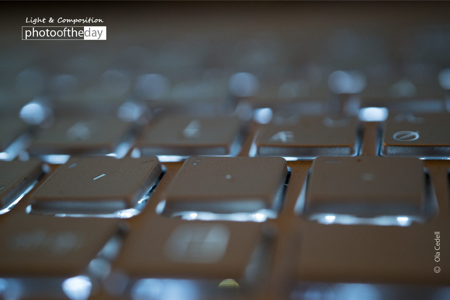 My Laptop Keyboard, by Ola Cedell My Laptop Keyboard, by Ola Cedell - Macro Photography, Close-Up Photography, Award Winning Photography, Photo of the Day, Ola Cedell