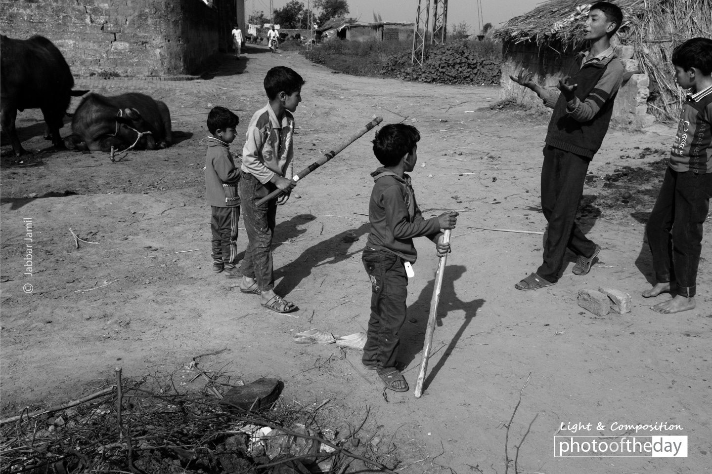 Not a Fight, by Jabbar Jamil - Street Photography, Photojournalism, Black and White Photography, Award Winning Photography, Jabbar Jamil