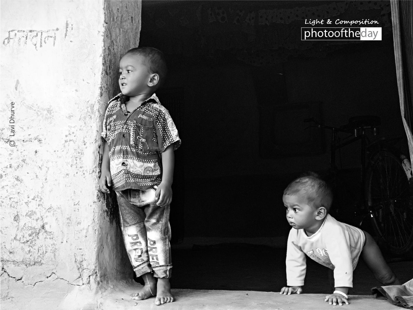 Surprised, by Lavi Dhurve Surprised, by Lavi Dhurve - Photojournalism, Black and White Photography, Photography Awards, Photo of the Day, Lavi Dhurve